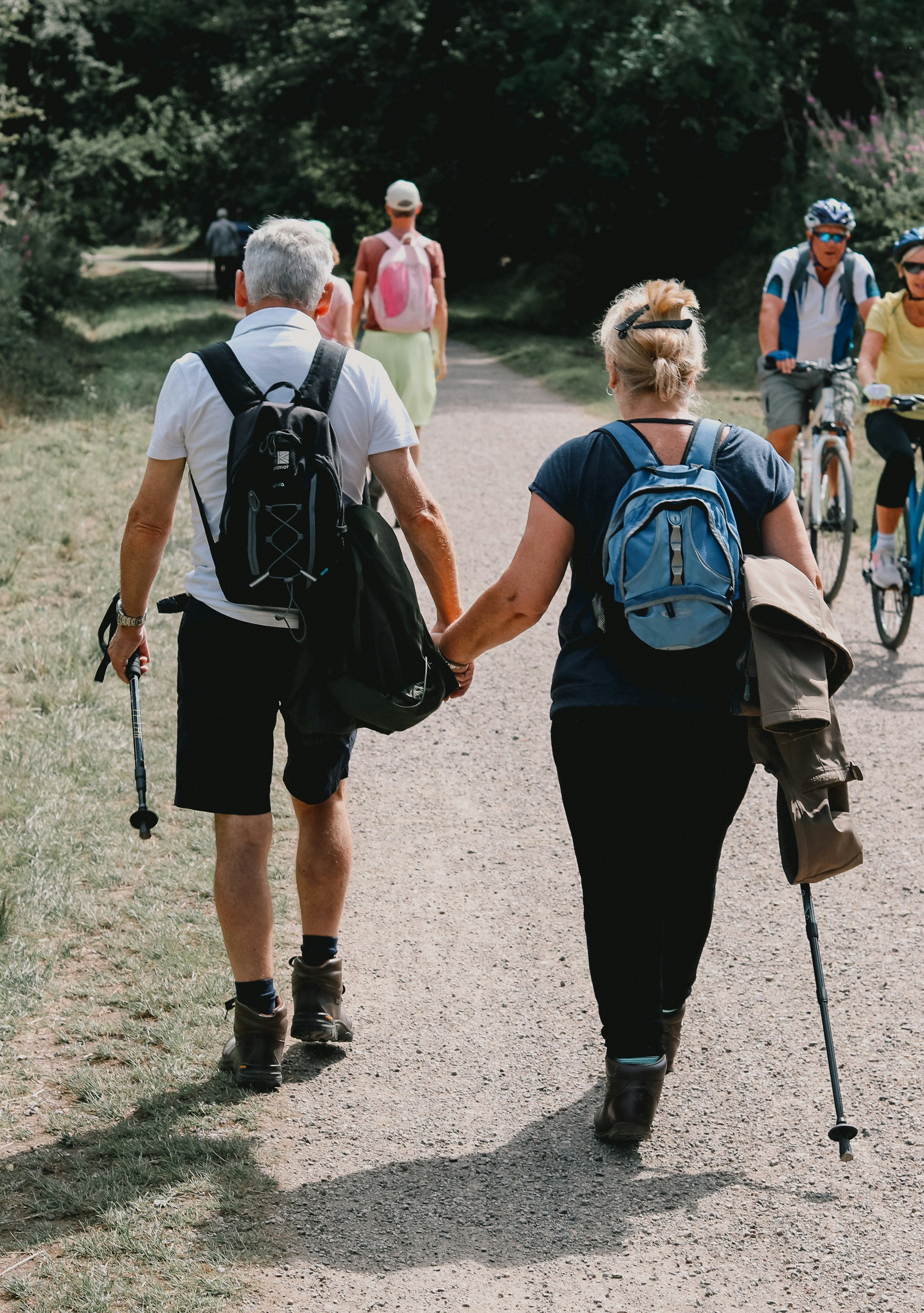 Couple walking together after personal training in South Dublin